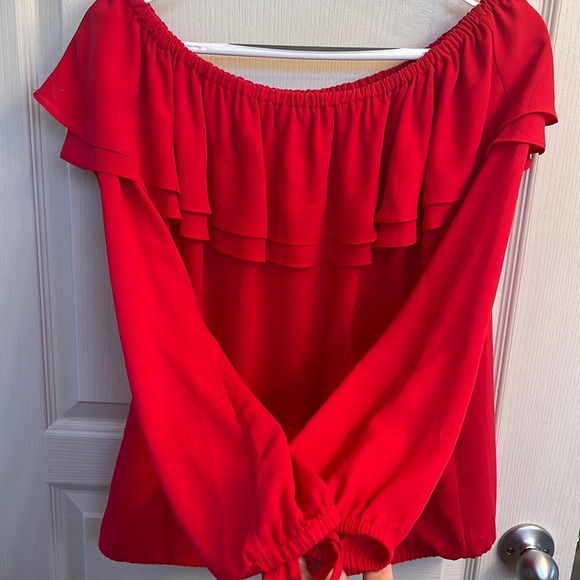 Michael Kors off the shoulder blouse - Picture 1 of 2